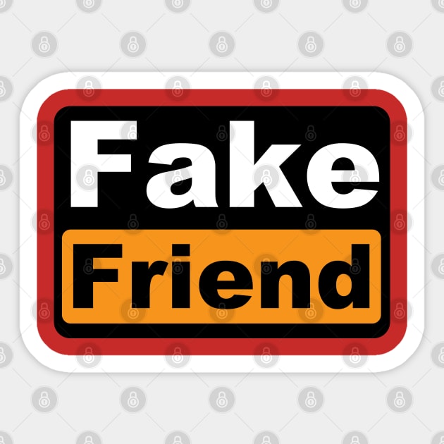 Fake Friend Sticker by Jandara